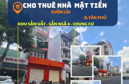 Cho thuê nhà Mặt Tiền Vườn Lài 136m2, 2 LẦU - NGANG 8M